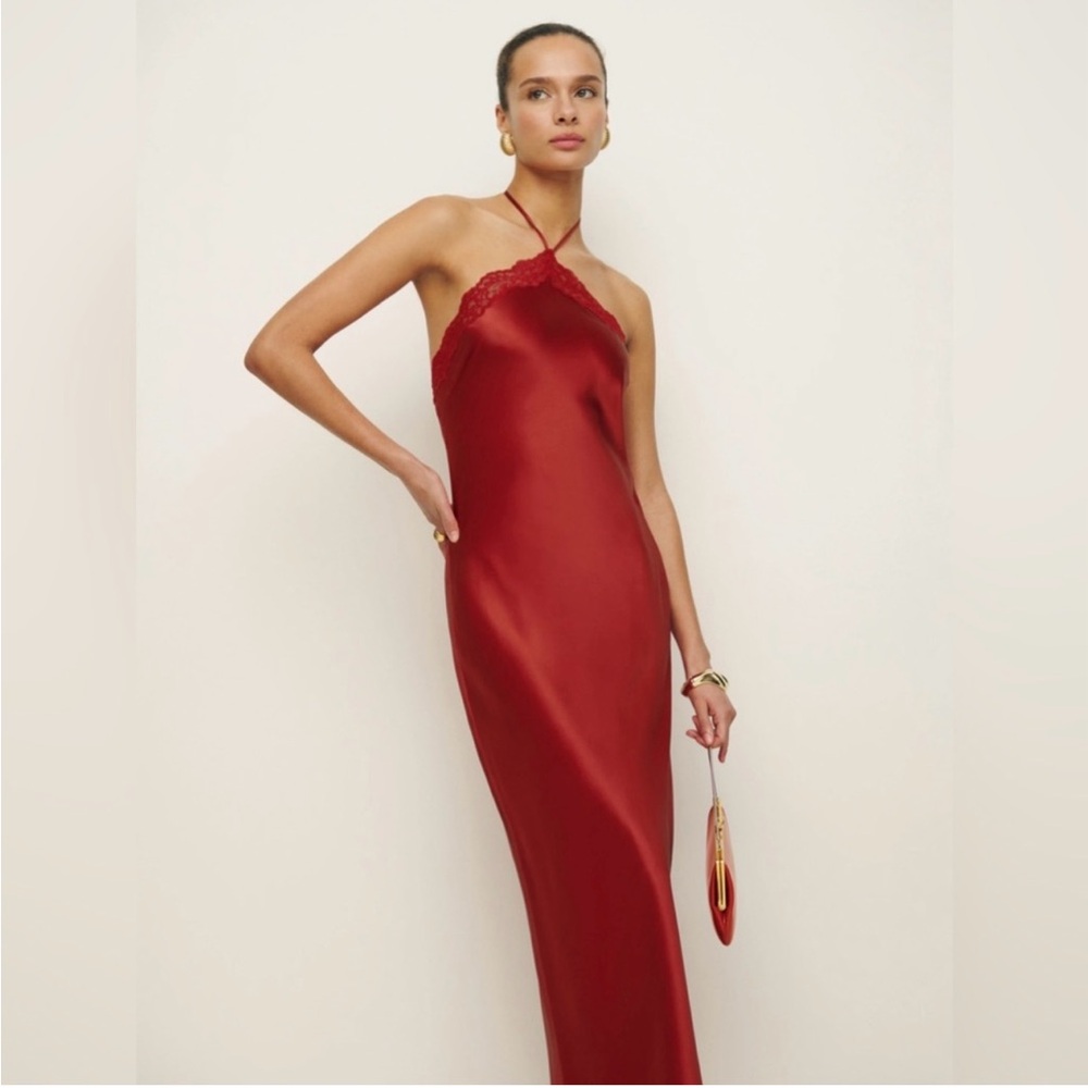 Reformation Aara 100% silk Dress XS